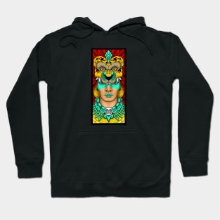 Mayan Warrior Girl Hoodie